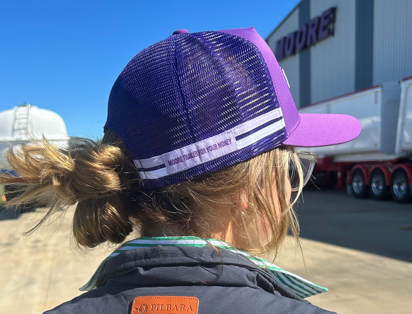 Purple Trucker Cap