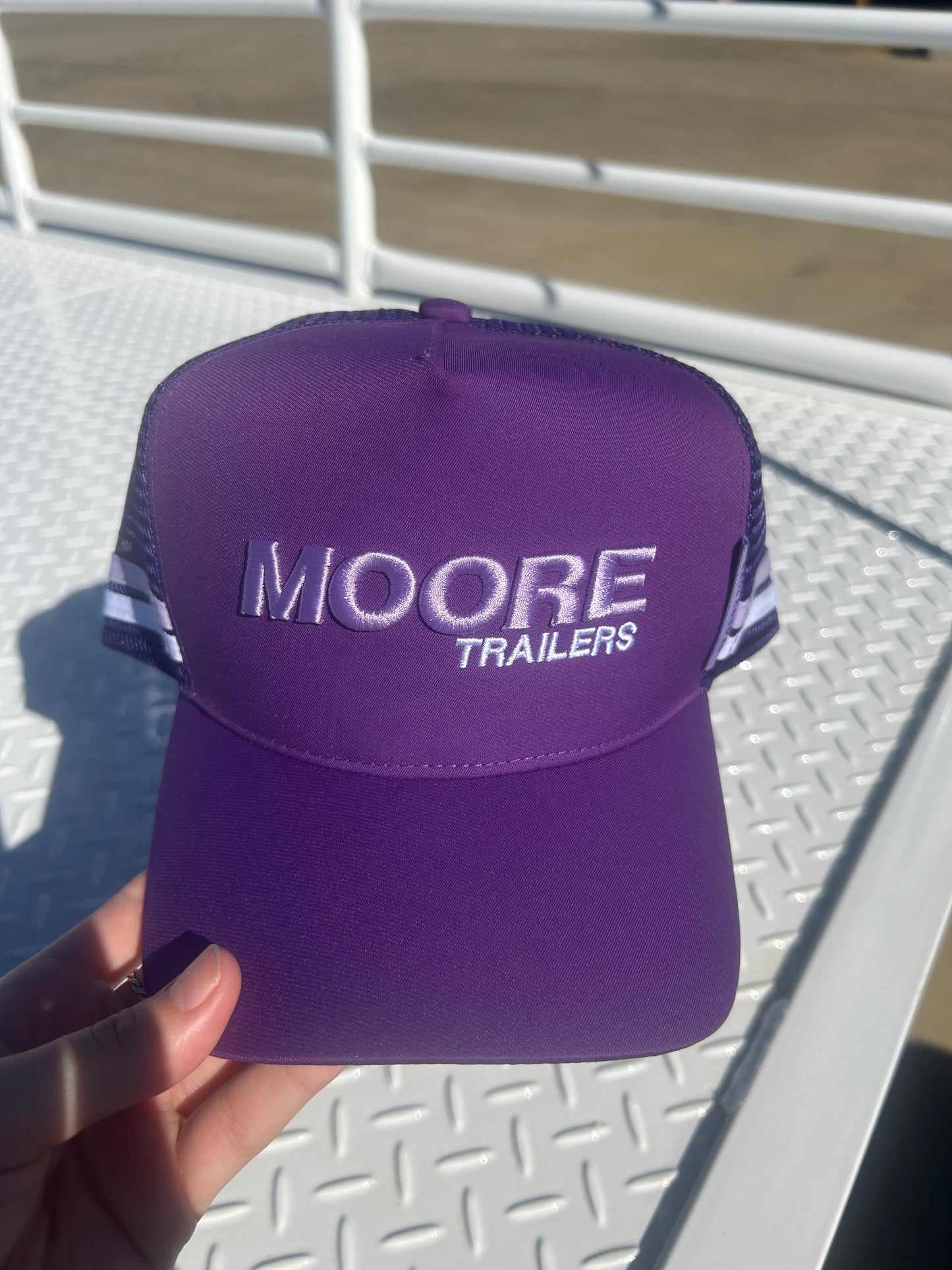 Purple Trucker Cap