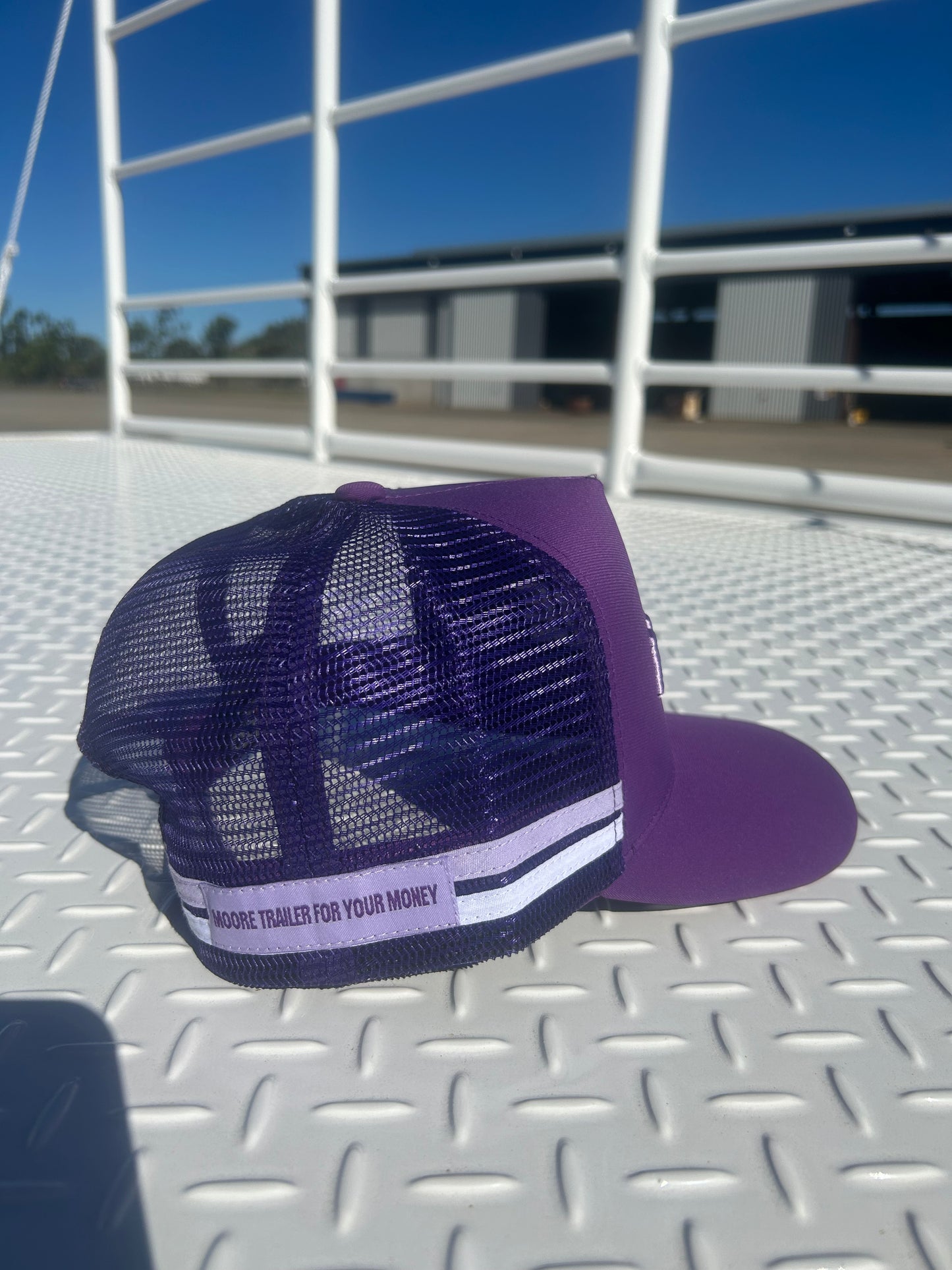 Purple Trucker Cap